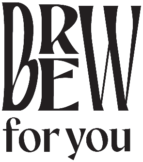 The Brew for You wordmark in black