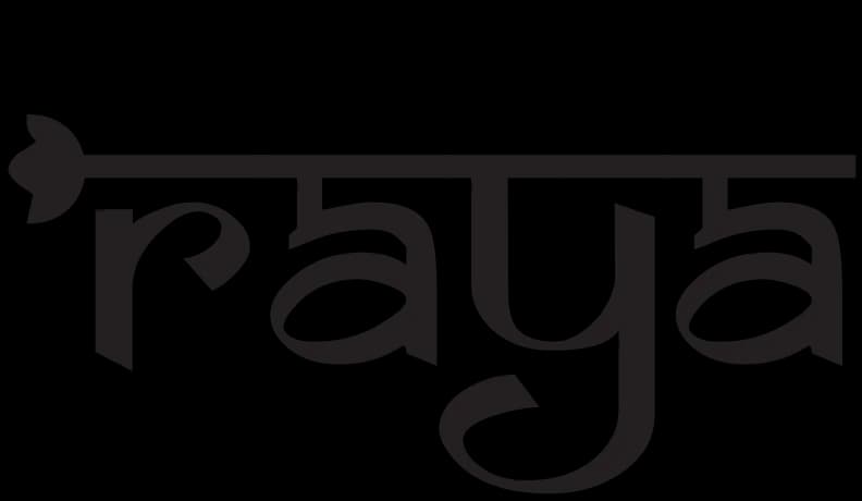 The Raya wordmark in black